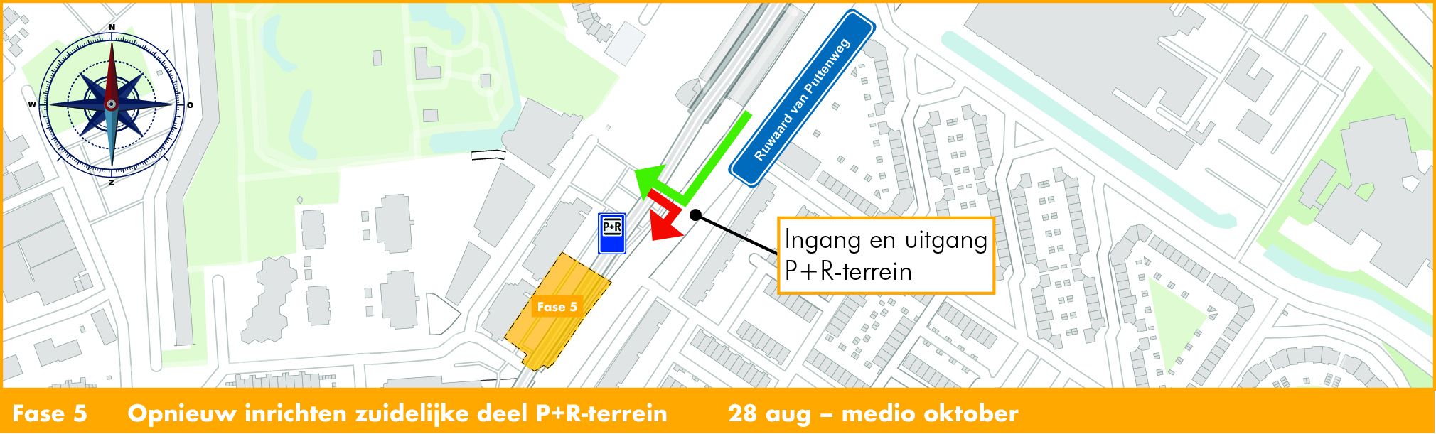 Faseringskaart fase 5 metro-busstation