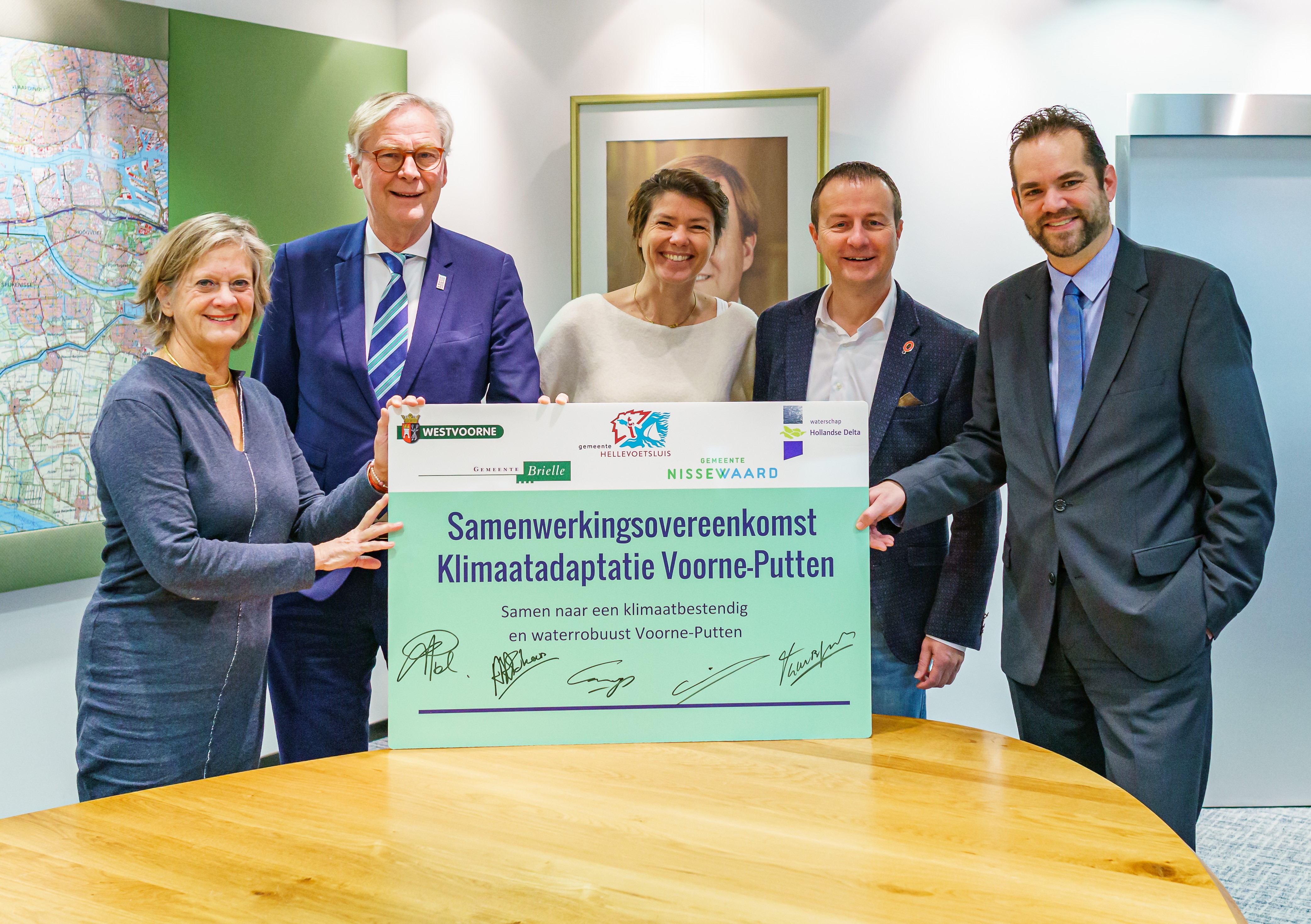 Foto-ok.nl: ondertekening klimaatadaptatie