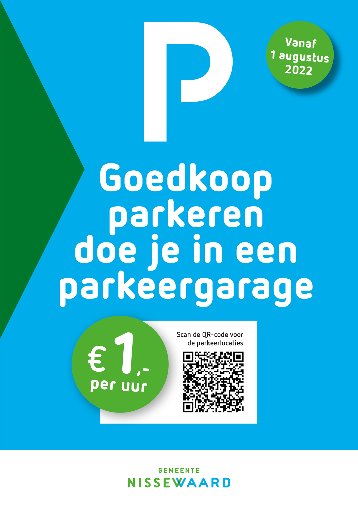 flyer goedkoop parkeren Nissewaard